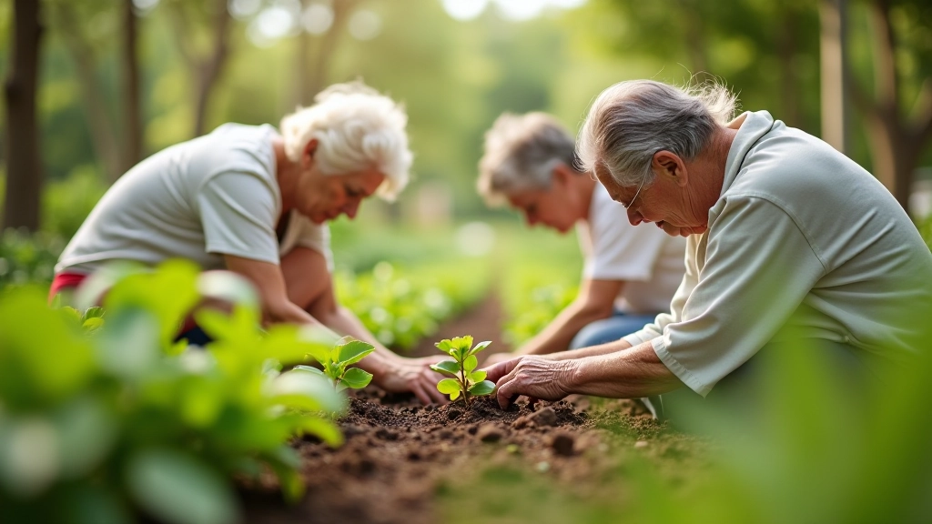 Taller de jardinería para jubilados